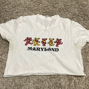 University of Maryland Grateful Dead bears t-shirt